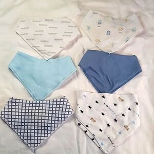 Bundle of 6 infant bibs